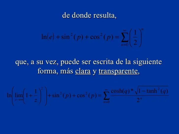 Números maravillosos y 1+1=2