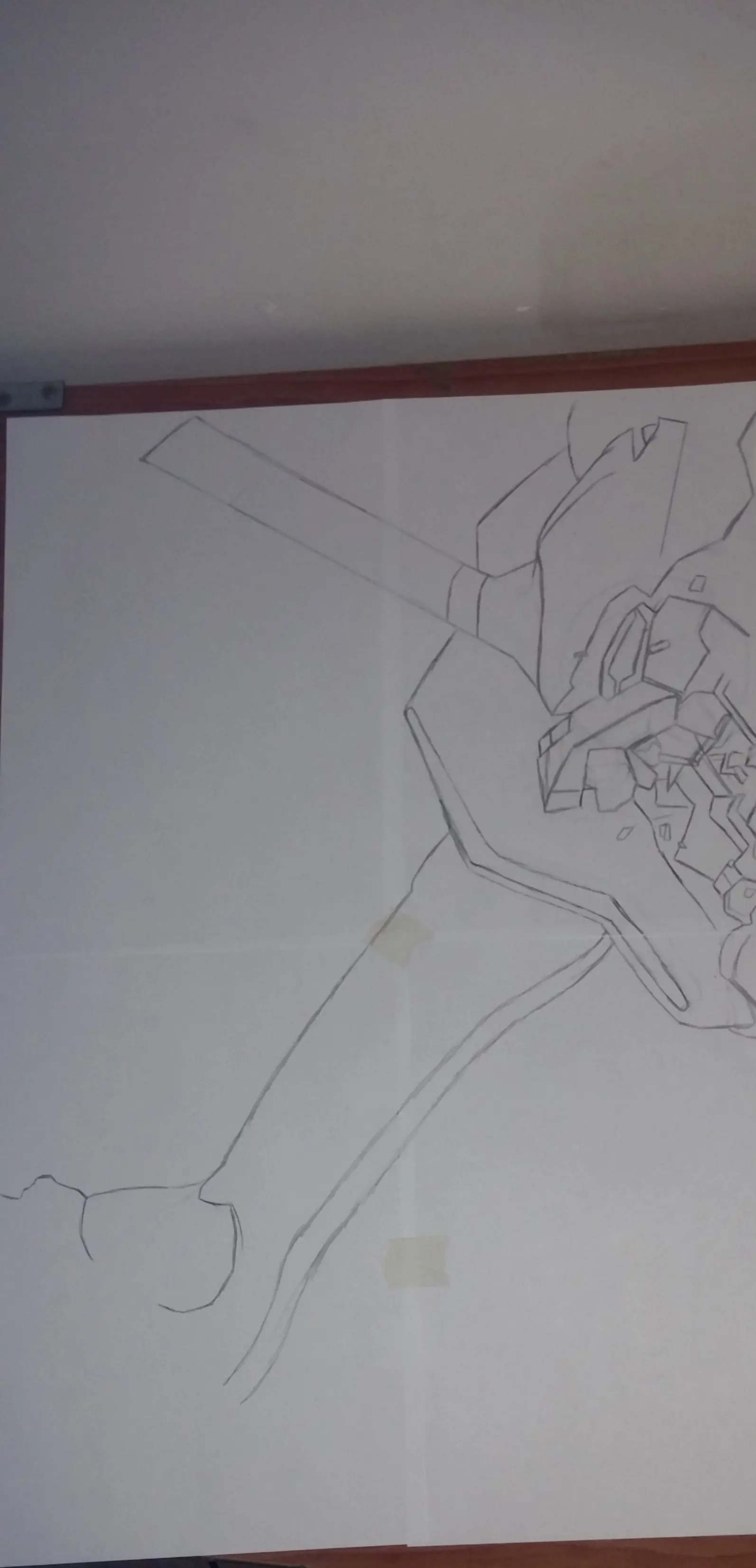 Dibuje a EVA-01 de Neon Genesis evangelion y te lo enseño!