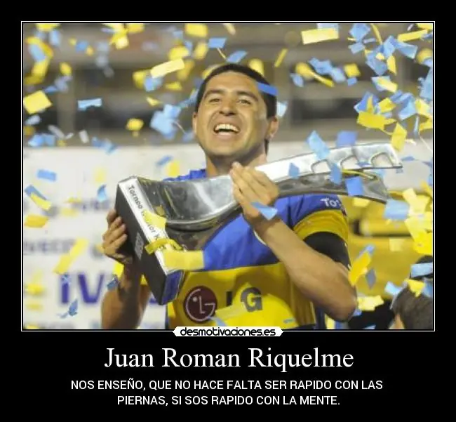 "Riquelme no es un buen jugador"