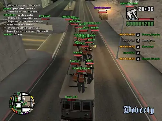 Server Argentino chileno GTA San Andreas!!!