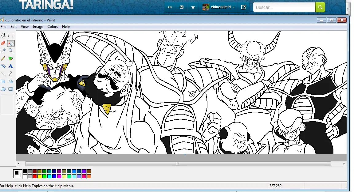 dibujo en paint