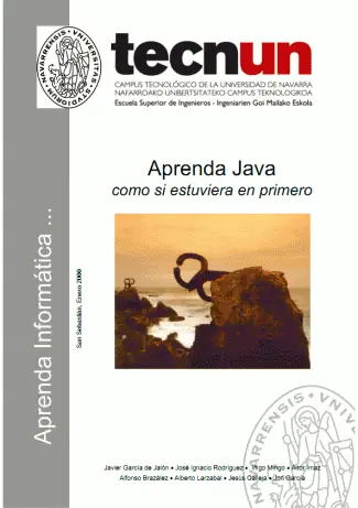 Aprenda Java como si estuviera en Primero