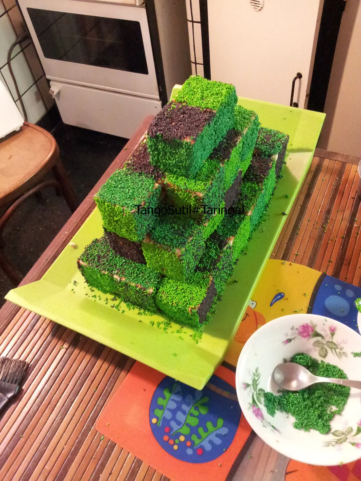 Torta Minecraft - Hacela vos mismo