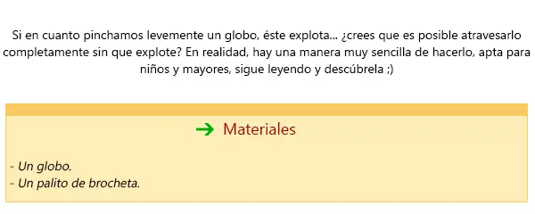 Experimentos