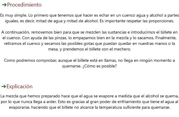 Experimentos