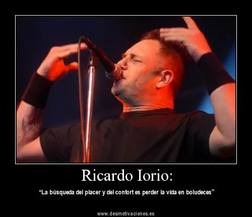 Ricardo Iorio, "Me gratifico, porque no le hice mal a n