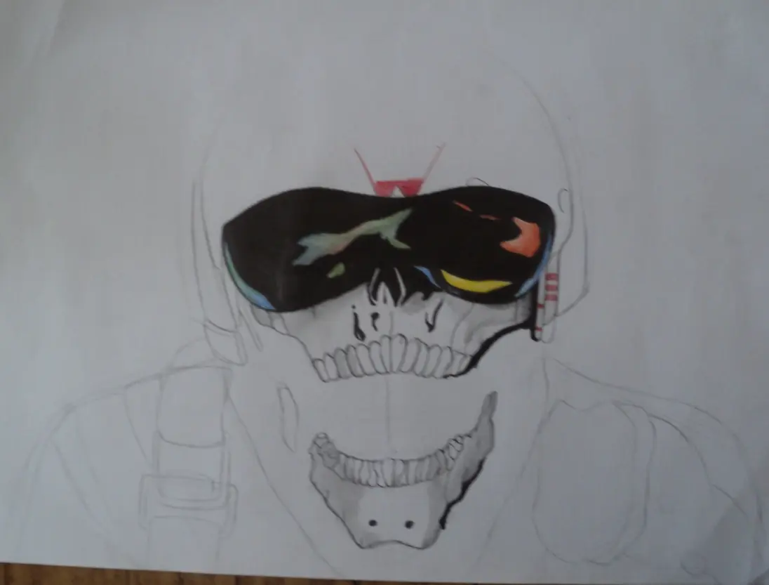 Mi dibujo de Pearl jam (Do the evolution)