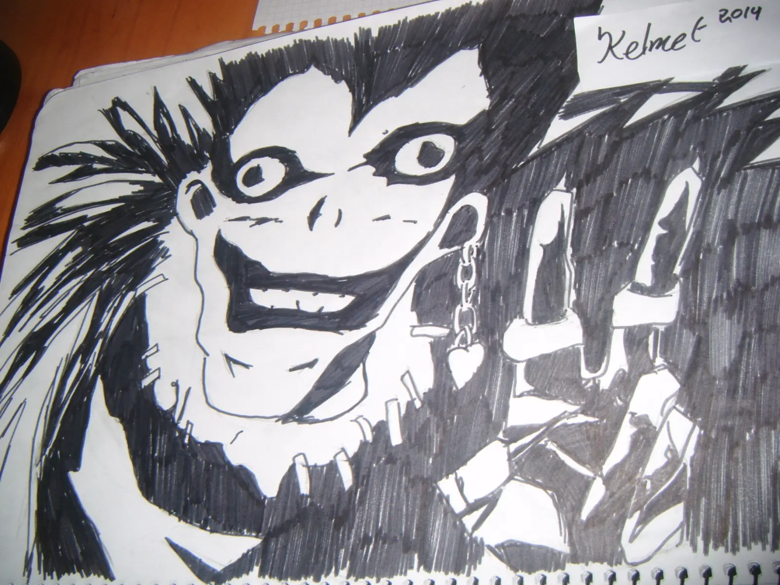 Mis dibujos anime y manga hechos a mano 2.