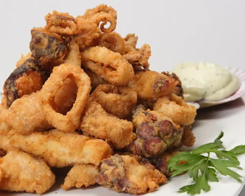 Como preparar Chicharron de Pulpo