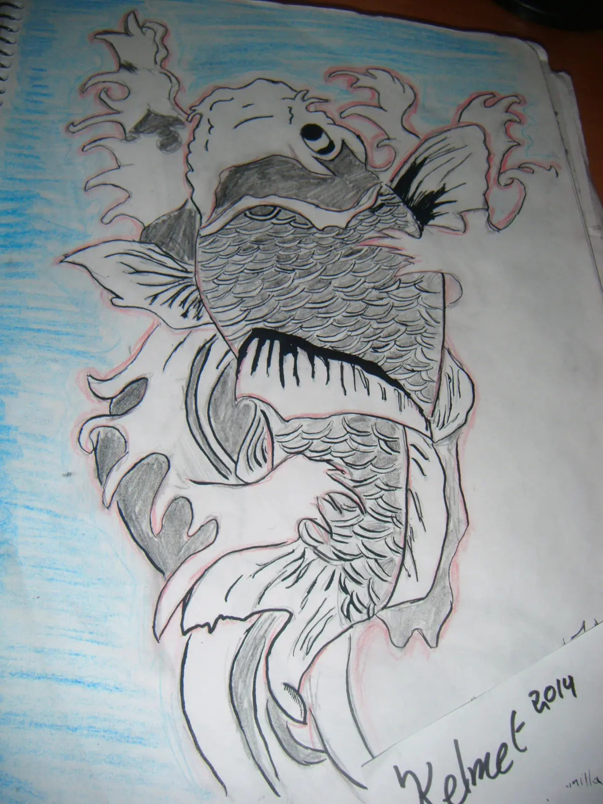Mis dibujos anime y manga hechos a mano 2.