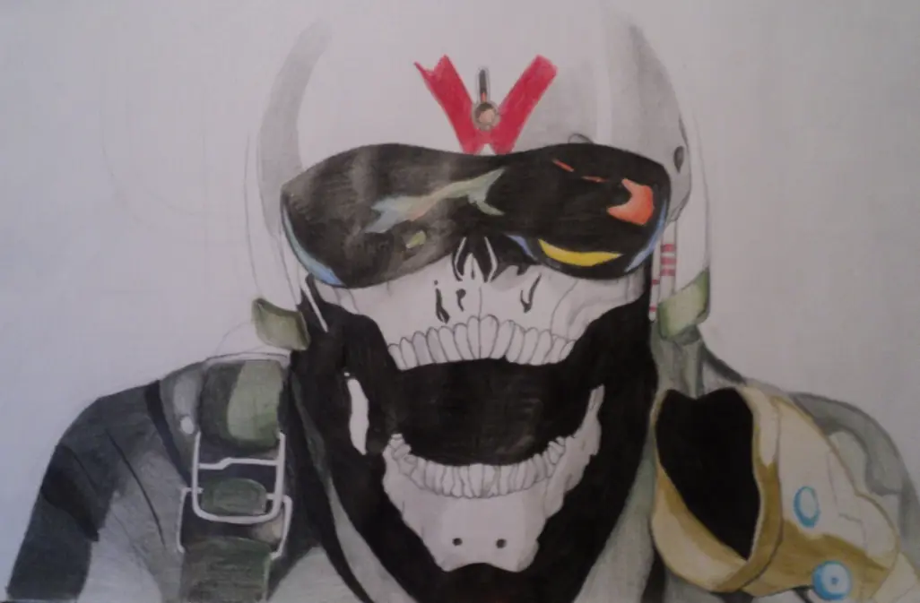 Mi dibujo de Pearl jam (Do the evolution)