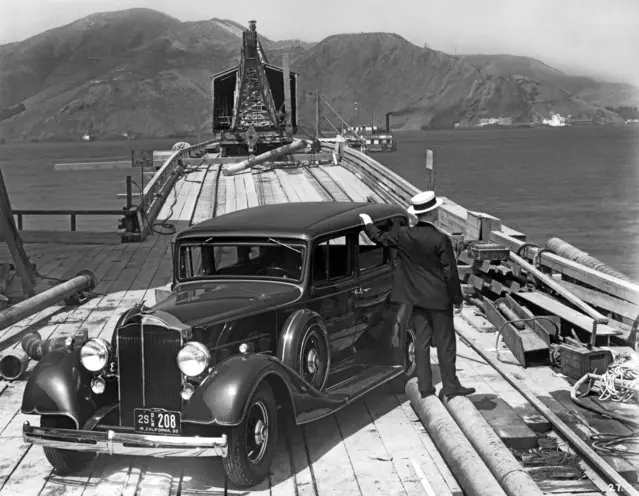 La construcción del Golden Gate, en imágenes.