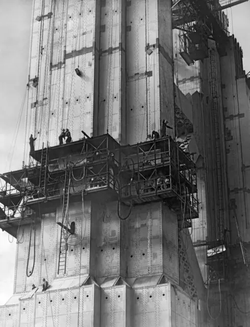 La construcción del Golden Gate, en imágenes.