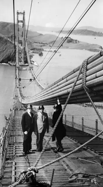 La construcción del Golden Gate, en imágenes.