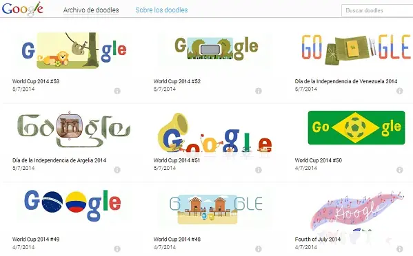 Los Doogles de Google