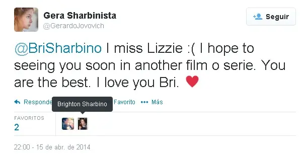 Entrevista a Bri Sharbino