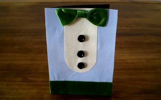 Elegante tarjeta para abuelo o padre