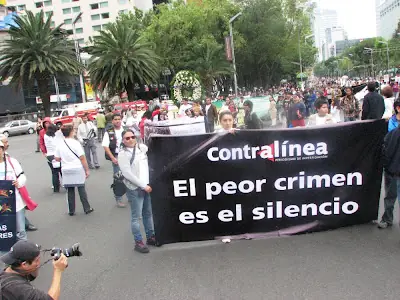 censura en mexico: saquean la revista contralinea