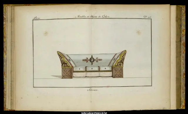 Dibujos de muebles y otros objetos principios s.19, pdf
