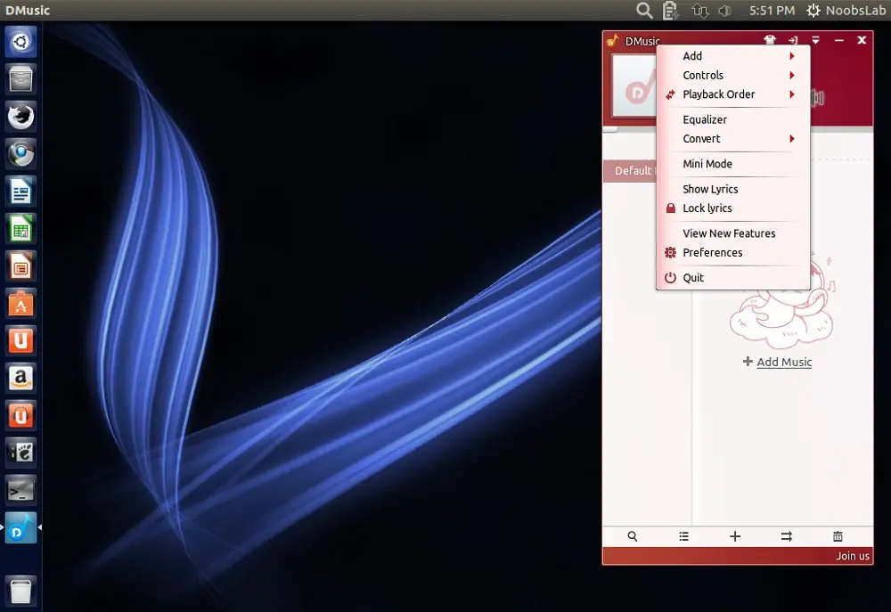 Deepin music player (Dmusic) en Ubuntu y derivados
