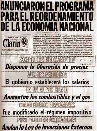 Golpe de Estado de 1976: Mentiras y medios