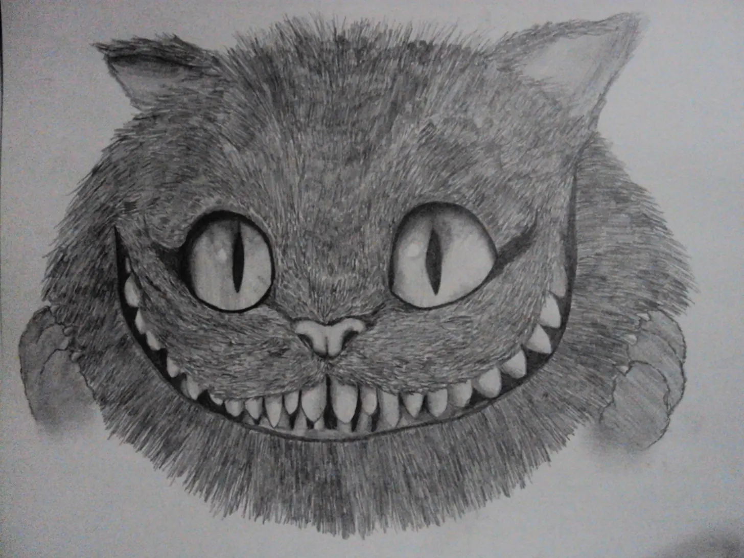 mi dibujo de alicia en el pais de las maravillas