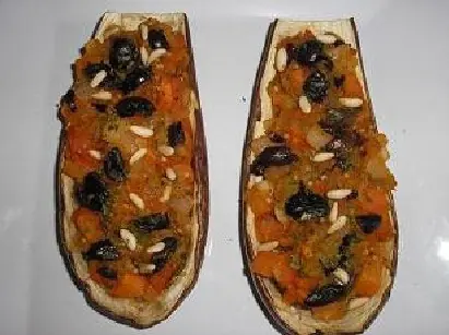 Berenjenas rellenas al estilo árabe