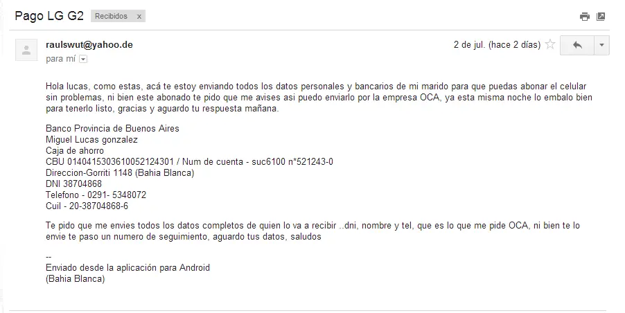 Ojo con este usuario de MercadoLibre! (PARTE 2)