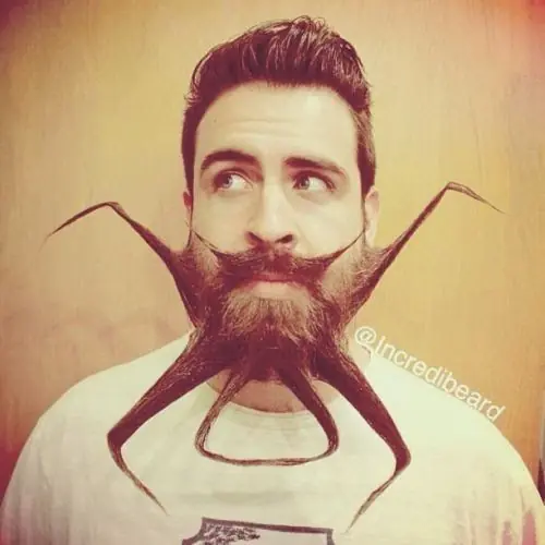 barba de hombre