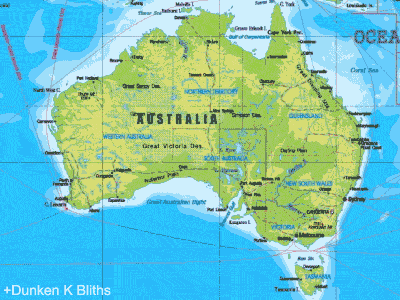 El verdadero tamaño de Australia (GIF)