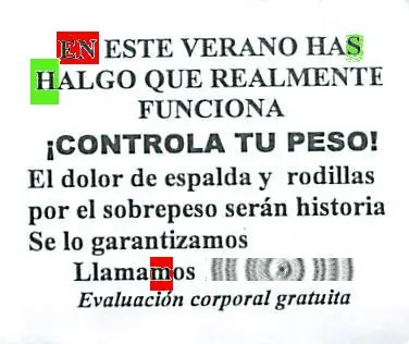 errores de ortografía