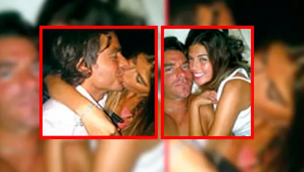Explosivas fotos: Loly, a los besos con un hombre que no es