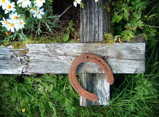 Uso de la herradura para la buena fortuna