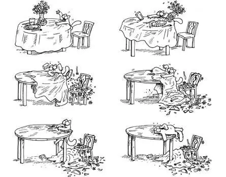 Entra y ríe con este gato.