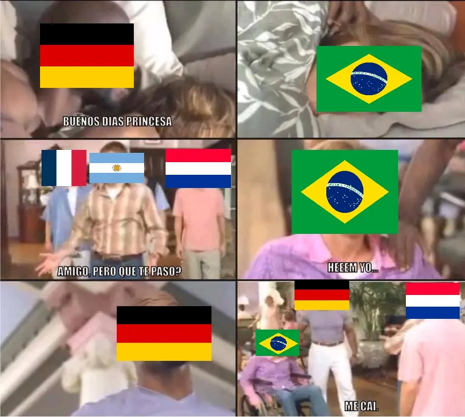 Los memes de Brasil vs Alemania
