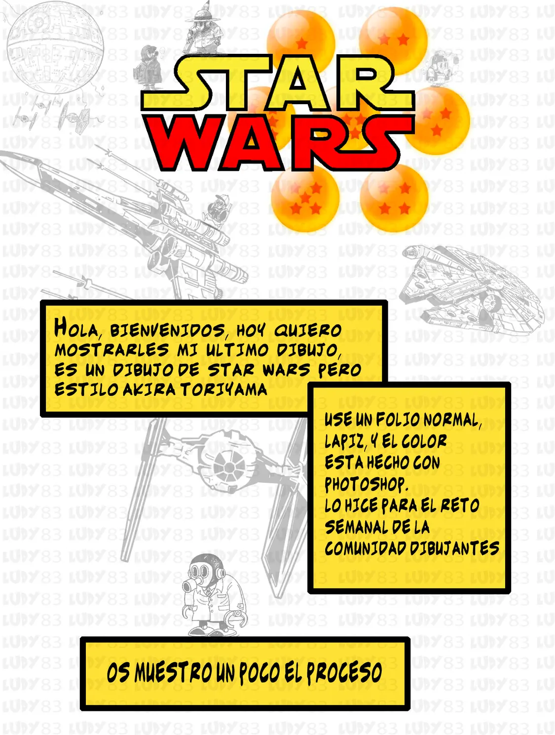 Star Wars estilo Dragon Ball (Fan-Art)