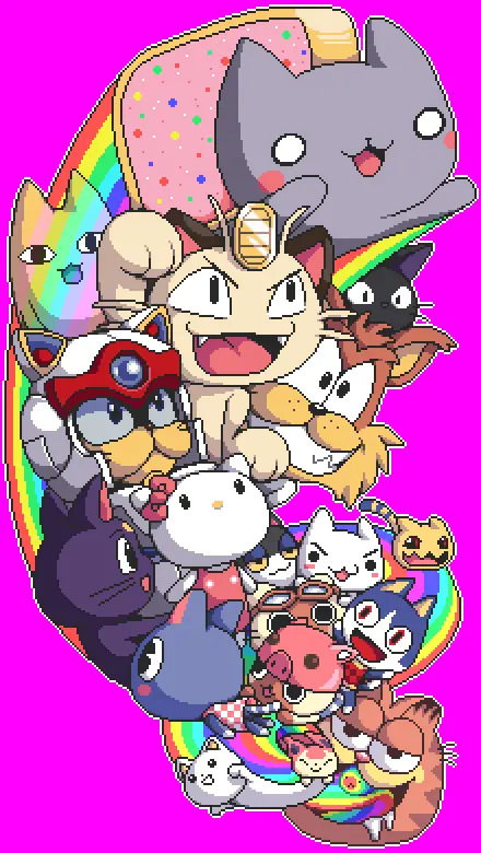 Nyan Cat imagenes con info