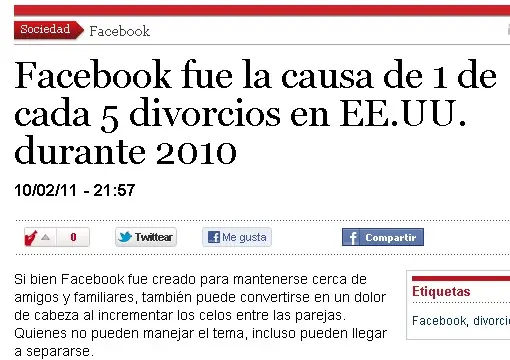 La falsa vida que aparentamos en Facebook y demás redes