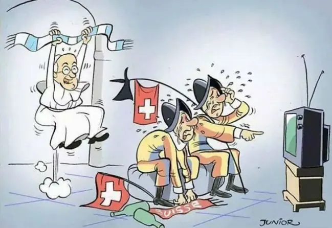 El Papa Francisco se toma revancha de su guardia suiza