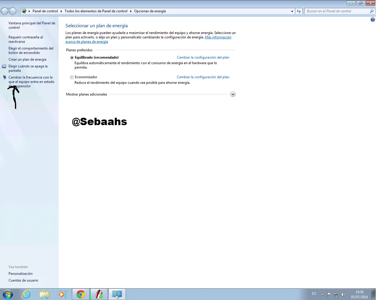 Se Suspende Sola tu pc? Entra! w7