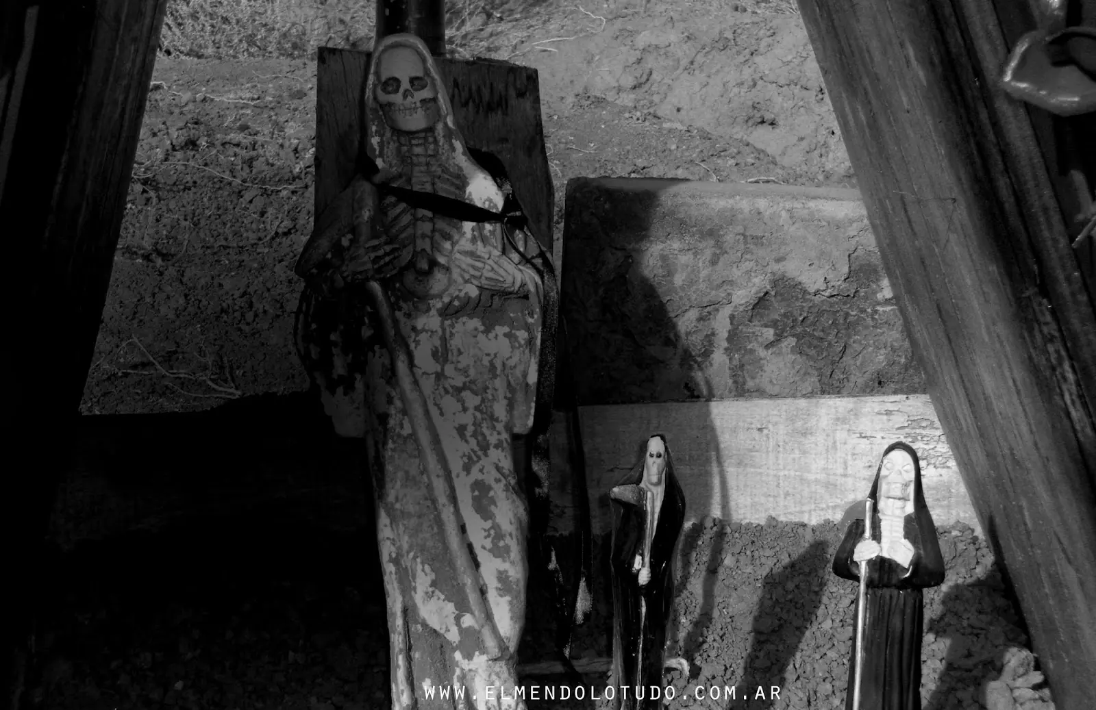 Historia del santuario a San La Muerte en el Carrizal