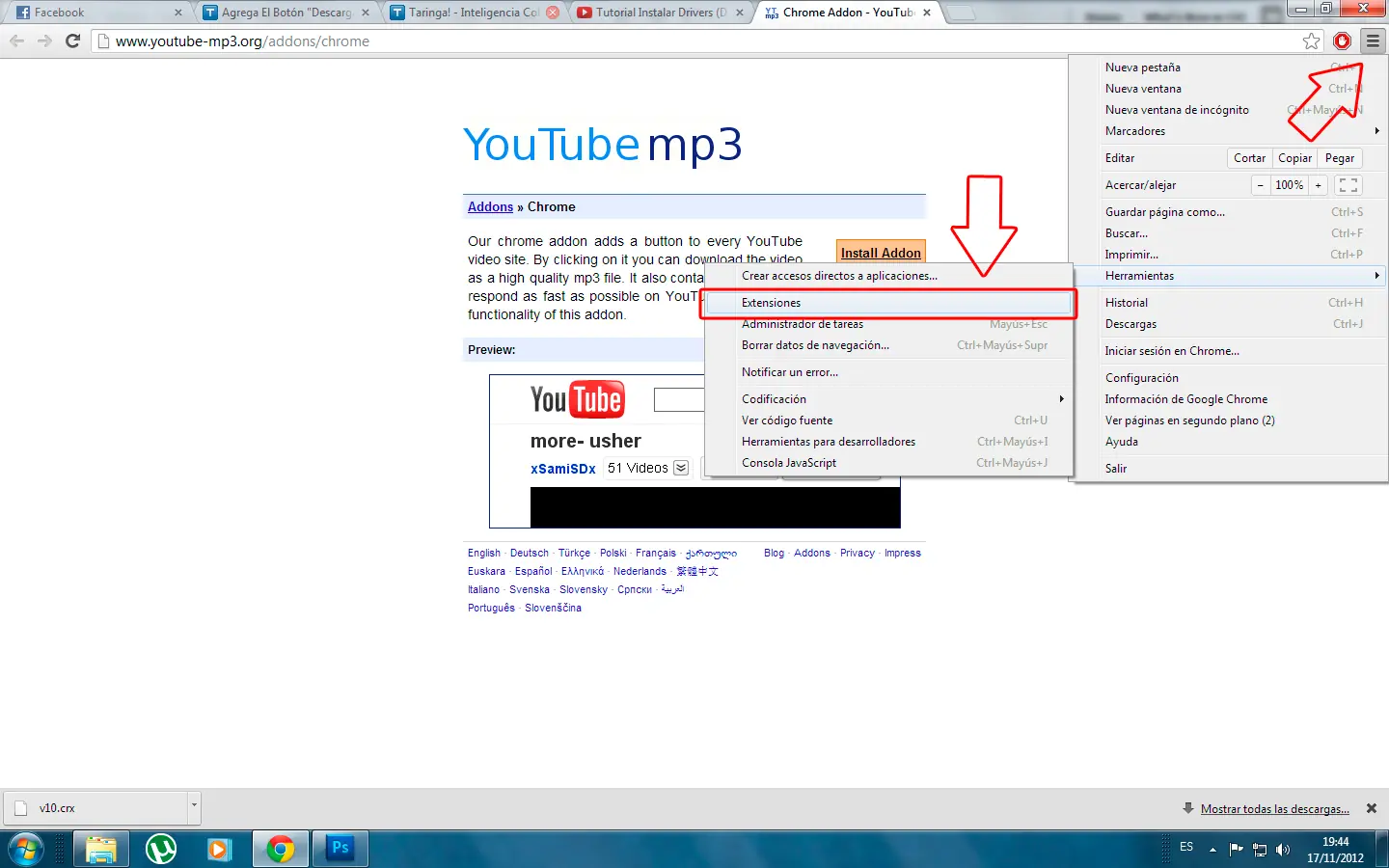 bajar mp3 youtube