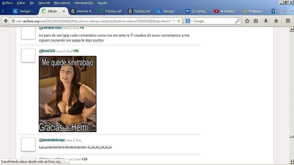 La máquina del tiempo en internet..., entra y probala :]-