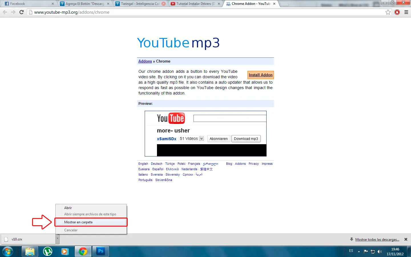 bajar audio youtube facil