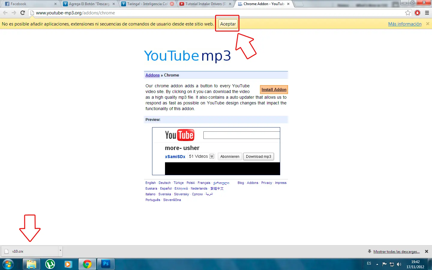 bajar canciones youtube
