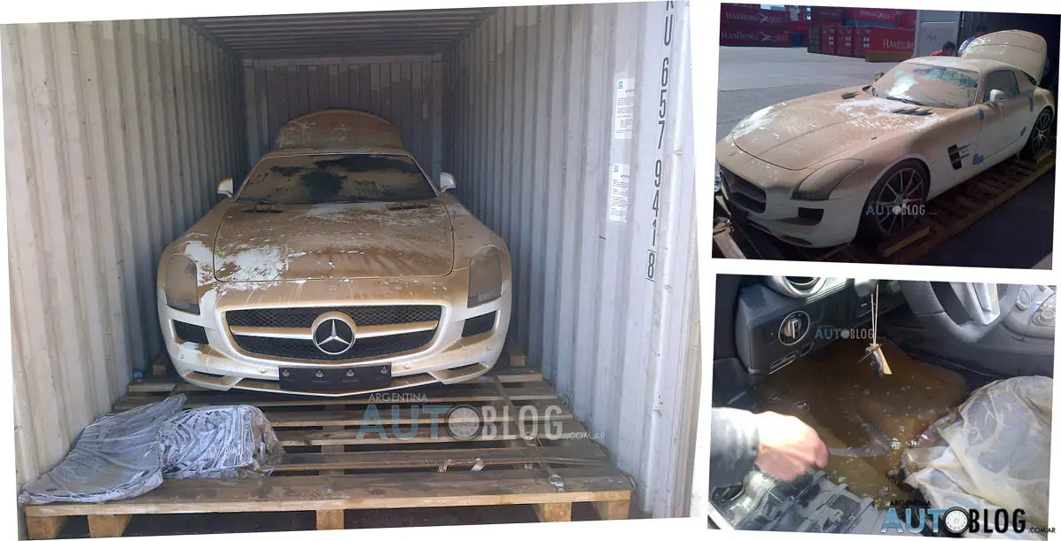 La historia del Mercedes SLS que cayó al Río de la Plata