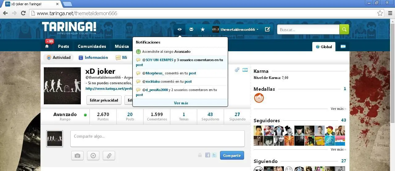 "Rango avanzado" Me voy a volver virgen?