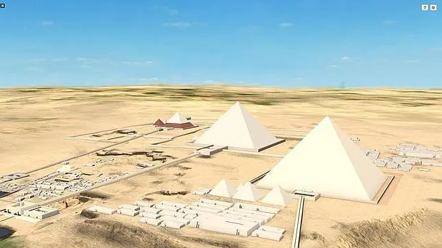 Visita las pirámides de Giza en 3D desde tu ordenador