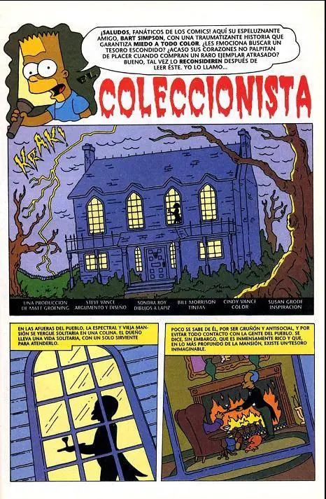 Relatos de Bart: "Coleccionista"[Los Viejos Simpso