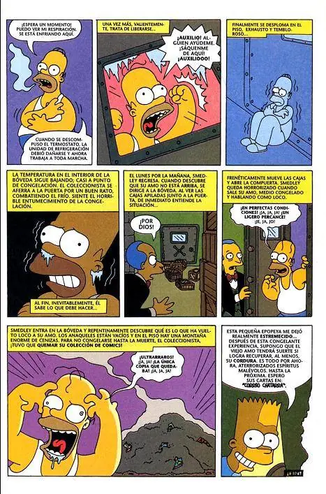 Relatos de Bart: "Coleccionista"[Los Viejos Simpso